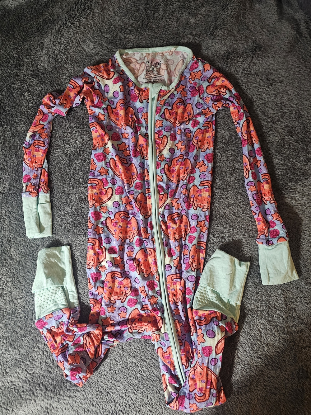 Girls' Stingray Berry Pancake Onesie Size 4t